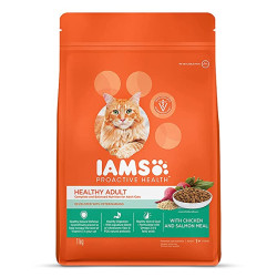IAMS Healthy Cat Food Chicken And Salmon 1 Kg