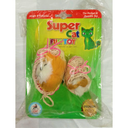 Super Cat Toy Cat In Basket 2 Pieces