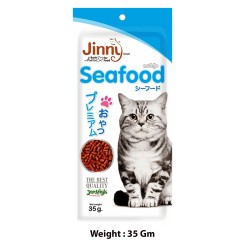 Jerhigh Cat Treat Jinny Seafood 35 Gm
