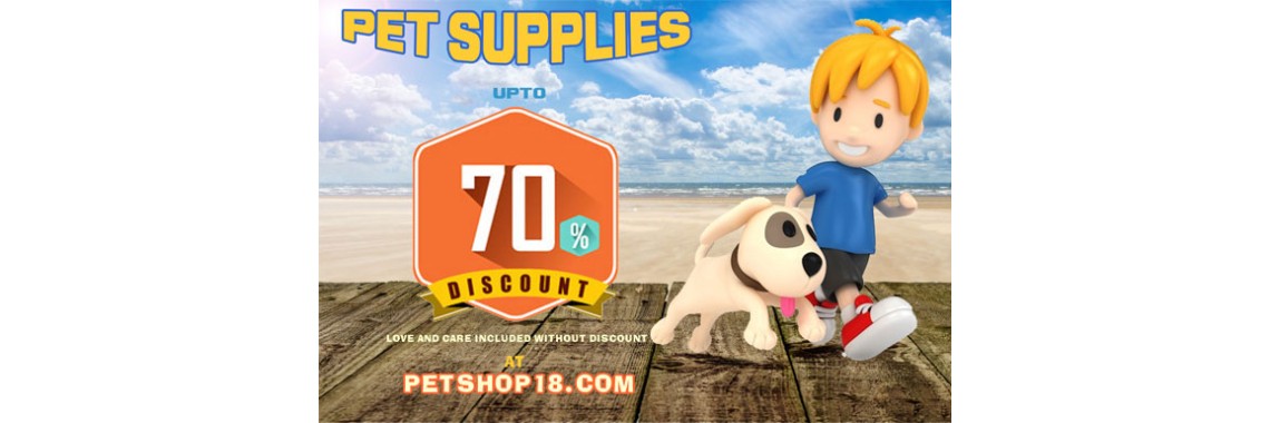 Pet Supplies 70% Discount