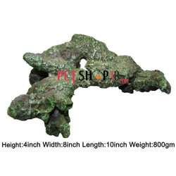 Aquatic Green Rocky Aquarium Toy