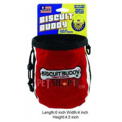 Biscuit Buddy Treat Pouch Red